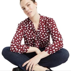 J. Crew Brushstroke Blouse